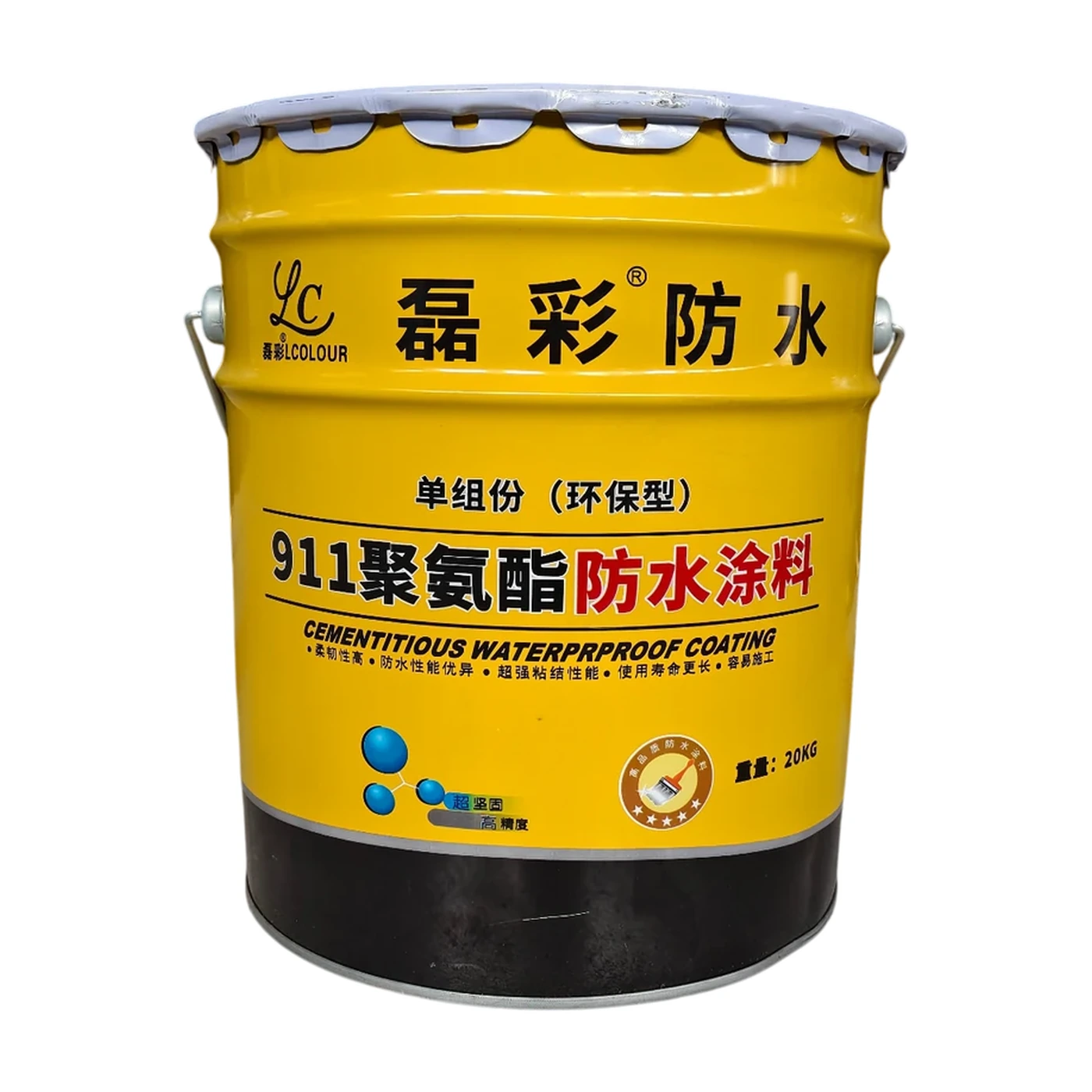 磊彩911聚氨酯防水涂料产品实拍
